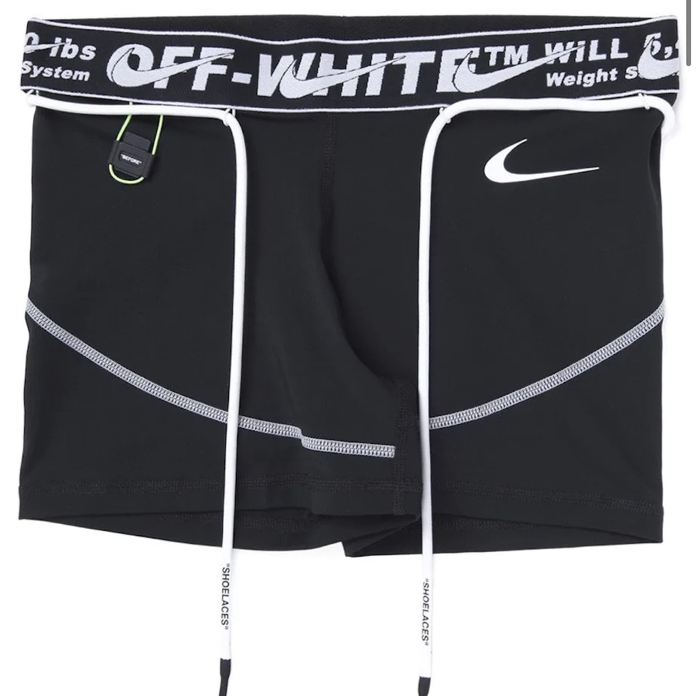 Off-White x Nike Spandex running shorts